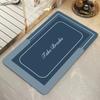 Alfombra de Piso Moderna Simple de Barro Diatómico para Baño Resistente a las Manchas Baño Absorbente de Agua Alfombra Antideslizante Resistente al Desgaste Fácil de Limpiar Alfombra para Pies