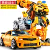 Coche de Juguete Modelo Transformable, Robot King Kong Grande, Dinosaurio Avispa, Figura de Acción Grimlock, Aleación Genuina para Niños y Niños