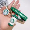 8 novos chaveiros de caneca de chá com leite Starbucks pingente de carro de desenho animado joia de boneca chaveiro fofo para bolsa