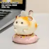 Ornamento Giratório Criativo de Cristal de Gatinho Sorte Cartoon Gato Siamês Decoração Curativa para Mesa de Escritório Desktop