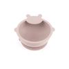 Tazón de silicona para niños de gran venta, silicona de grado alimenticio, tazón complementario para bebés, bebé aprende a comer, a prueba de caídas, ventosa, tazón de oso