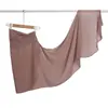 Lenço de Chiffon Criptografado com Patchwork de Linho de Cristal Premium, Lenço de Cabeça Preguiçoso, Lenço de Gaze de Minoria Étnica, Confortável e Respirável, Amigável para DIY