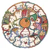 50 pegatinas originales de dibujos animados hechos a mano de gatos, perros y animales marinos para decorar cuadernos, botellas de agua y papelería