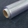 Material en Rollo de Lámina de Vidrio de Cristal de PVC Ecológico Estándar Europeo de Alta Venta Transfronteriza para Puestos de Comida al Aire Libre, Toldo Deslizante a Prueba de Lluvia, Película Suave Transparente