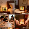 Kit de bricolaje de lámpara de noche luminosa de esmalte cloisonné, adorno decorativo cloisonné, pequeño regalo para actividades de team building