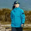 Chaqueta cortavientos con capucha estilo montaña para parejas Tongkezhe otoño e invierno, abrigo casual deportivo de algodón engrosado para hombres y mujeres