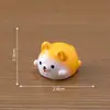 Cerdo lindo, gato regordete, figuras de animales redondos, adorables miniaturas, decoraciones DIY para casa de muñecas, accesorios y adornos para paisajes en miniatura