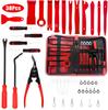 Kit de 38 herramientas para coche, extractor de balancines con cuchillas de extracción interna, reparación de molduras de puertas, clip de plástico