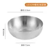 Aço Inoxidável 304 Tigela Coreana para Kimchi Prato de Kimchi Tigela Dourada para Arroz Tigela de Sopa Camada Única Prato para Molho Prato para Condimentos Comercial