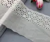 Nueva Falda de Encaje de Algodón Calado de Lado Único con Código de Barras Accesorios de Ropa Accesorios Bordar Encaje Venta al por Mayor