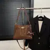 Bolsa Tote Casual Retro Esmerilada para Mujer 2025 Nueva Gran Capacidad de Gama Alta para Viajes Diarios Bolso de Hombro Axila Bolsa Platino