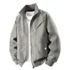 Chaqueta de cuero PU para hombre, estilo otoño, ropa de trabajo americana, marca retro moderna, talla grande, chaqueta casual