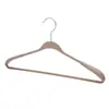 Percha de ropa doméstica sin marcas, anti-bolitas, hombro ancho, antideslizante, para secar ropa, armario, trajes, abrigos, perchero de almacenamiento, gancho