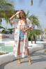 Exportación Transfronteriza Ropa Europea y Americana 2025 Verano Amazon Talla Grande Protección Solar Estilo Vacaciones de Playa Falda Larga Camisa de Gasa Cubre
