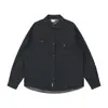 Nanxia Disguise 2025 Otoño Nuevo Estilo Japonés Retro Holgada Básica Lavada Mezclilla Manga Larga Camisa Casual Estilo Japonés