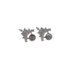 Joyas hechas a mano DIY aretes de perlas, accesorios de aretes de moda, joyería clásica de reina de hielo al por mayor