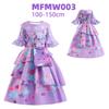 Magic casa cheia cos Encanto mirabei cosplay conjunto completo de roupas anime vestido de menina com bolsa