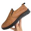 Zapatos de Cuero 2025 Otoño e Invierno Nuevos Zapatos de Cuero para Hombre Suela Suave Cómodos Slip-On Zapatos Casuales para Hombre Venta al por Mayor Zapatos Populares para Hombre