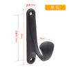 Plástico ABS Negro Capa Capucha Habitación Gancho Simple Pared Colgante Ropa Toalla Gancho Pasillo Sala de Estar Gancho