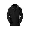 Chaqueta Tres en Uno para Exteriores Hecha a Medida con Forro Polar, Engrosada, Cortavientos, Cálida, Ropa de Trabajo Unisex, Uniforme de Equipo, Ropa de Trabajo con Texto Impreso