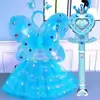 Juguete para Niños Varita Mágica Niña Pequeña Princesa Elsa Princesa Hada Mágica Juguete Varita Mágica Disfraz Regalo de Cumpleaños