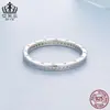 Anel Ai Fu Le Shining Nano Opal Arrangement Anel de Prata Esterlina S925 Banhado a Platina Joia Acessórios para Mãos Item Quente Transfronteiriço