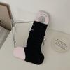 Novedades de Verano~ Calcetines Holgados con Etiqueta de Tela de Letra Miu Calcetines Finos Tipo Ballet con Pie Calcetines de Media Pantorrilla Lisos Estilo JK