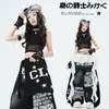 Ropa de jazz para niñas, conjuntos de práctica de jazz para niños, conjuntos de performance de street dance modernos y geniales para niños, conjuntos elegantes para niñas geniales