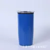 Venta caliente de comercio exterior taza interior de plástico exterior de acero 20 oz taza de hielo para coche taza de café portátil para oficina taza de coche práctica