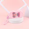 Estojo de silicone para óculos de menina transfronteiriço em estoque com cordão portátil, bolsa de armazenamento para óculos de sol, bolsa de silicone personalizada para óculos atacado