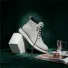 Botas Martin Retro de Cuero Genuino para Otoño e Invierno Transfronterizas, Cálidas, Antideslizantes, Versátiles, Clásicas, de Caña Alta para Hombre