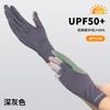 Guantes de seda de hielo con protección solar de verano para exteriores, antiultravioleta, para pantalla táctil, conducción, conducción, elásticos, transpirables, finos, de panal