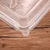 Caixa Blister Transparente de Fábrica para Animais de Estimação com Dois Compartimentos e Pilares Fixos para Mousse, Doces Assados e Embalagem para Viagem, Personalizável com Logo