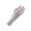 Luvas de Proteção Solar, Modelo Longo para Mulheres, Proteção UV, Seda Gelada Fina de Verão, Antiderrapante, Mangas com Proteção Solar para Ciclismo, Compatíveis com Tela de Toque