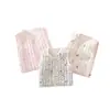Mariposa Colorida Anyang Ropa para Bebés Chaleco para Bebé Invierno 80g Algodón Relleno Chaleco Unisex para Bebé Capa Cálida para Hombros
