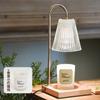 Lámpara de Mesa Decorativa de Ambiente para Sala de Estar de Hotel con Temporizador y Atenuación, Lámpara para Derretir Cera, Adornos, Aromaterapia, Lámpara de Fragancia sin Fuego para Dormitorio, Mesita de Noche