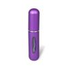Botella dispensadora de perfume de 5 ml, carga directa por el fondo, reciclable, tipo spray de pulsación, botella dispensadora de perfume portátil para viajes