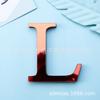 Adesivos de parede com combinação de letras EVA em acrílico vermelho para decoração de casa e espelho AliExpress