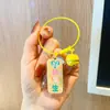 Llavero Colgante Etiqueta con Mensaje de Bendición de Acrílico Forma de Dibujo Animado Creativo Texto de la Suerte Decoración de Bolsa Regalo