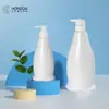Frascos para Lavagem e Cuidados 300ml/750ml Shampoo Gel de Banho Condicionador Frasco Plástico Vazio Tipo Pump Embalagem