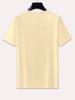 Verão Transfronteiriço Novo Camiseta Casual Esportiva Masculina Marca Tendência Estilo Americano Estampa de Árvore de Natal Top Solto de Manga Curta
