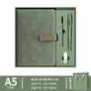 Set de regalo de caja para cuaderno personalizado, cuaderno, bolígrafo, unidad USB con grabado, se puede imprimir con logo, regalos promocionales corporativos personalizados