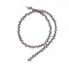 Suministro Directo de Fábrica 4-5mm Escalonado Tres-Siete Agujero Perlas de Arroz Perla de Agua Dulce Natural Perlas de Pétalo Collar Producto Semi-Terminado