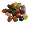 Venta al por mayor de piedra Yuhua, ágata y guijarros para paisajismo de acuarios, grava decorativa y piedras pequeñas de colores para macetas y cobertura del suelo