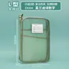 Bolsa de matéria em L transparente de malha para documentos, bolsa de matéria de grande capacidade, bolsa portátil para estudante para armazenamento de provas