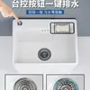 Nova Pia de Mop para Varanda Cerâmica de Guangdong Pia de Mop Lavatório Banheiro Piso Suporte Doméstico Bacia de Mop