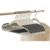 Cabide para Uso Doméstico, Antiderrapante, Anti-Ângulo de Ombro, Varal, Guarda-Roupa, Cabide Sem Marcas, Suporte para Roupas