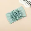 Diadema de Nailon para Niños de Venta Caliente Transfronteriza Flor con Borde Caliente Tridimensional Accesorios para el Cabello Accesorios para el Cabello de Bebé Protección de la Fontanela Diadema para Bebé