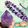 Pulsera Popular Transfronteriza Temu Shein Tk Amatista Piedra Natural Ojo de Tigre Pulsera de Venta Caliente Europea y Americana En Stock Al Por Mayor