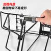 Bagageiro Traseiro de Bicicleta Mountain Bike Robusto Totalmente Sólido Assento Traseiro Suporte de Cauda Assento Traseiro para Pessoa Bagageiro Equipamento de Ciclismo